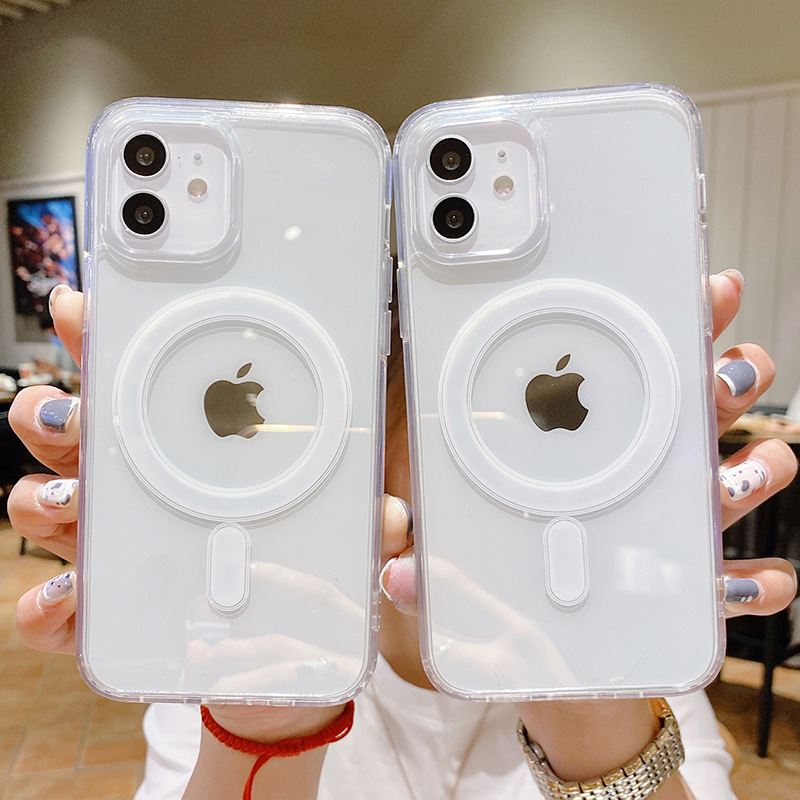 Luxury Transparent phone case shockproof with MagSafe wireless charging for iphone 14 13 12 11 X XR
Luxury Transparent phone case shockproof with MagSafe wireless charging for iphone 14 13 12 11 X XR