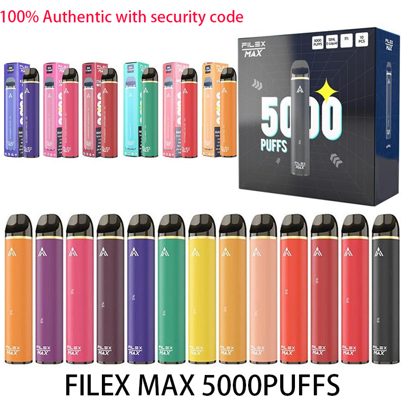 Disposable Vape 5000 Puff Filex Max Bars Electronic Cigarette 12ml Capacity Prefilled Pods Device 1100mah Chargeable Battery Kit 13 Colors
Disposable Vape 5000 Puff Filex Max Bars Electronic Cigarette 12ml Capacity Prefilled Pods Device 1100mah Chargeable Battery Kit 13 Colors
