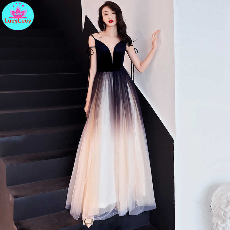 banquet party black temperament fashion dinner dignified atmospheric long dress Floor-Length Spaghetti Strap 210603, Navy
banquet party black temperament fashion dinner dignified atmospheric long dress Floor-Length Spaghetti Strap 210603, Navy