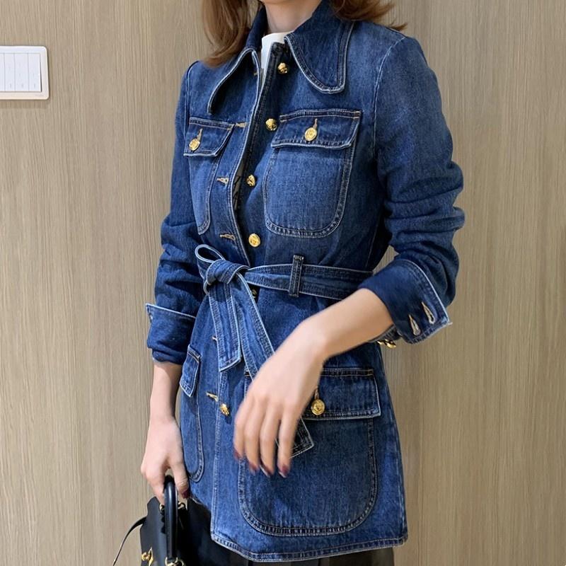 Women's Trench Coats Designer Multi-Pockets Cargo Long Coat Women Casual Single Breasted Denim Sashes Office Lady Overcoat Windbreakers, Tan;black
Women's Trench Coats Designer Multi-Pockets Cargo Long Coat Women Casual Single Breasted Denim Sashes Office Lady Overcoat Windbreakers, Tan;black