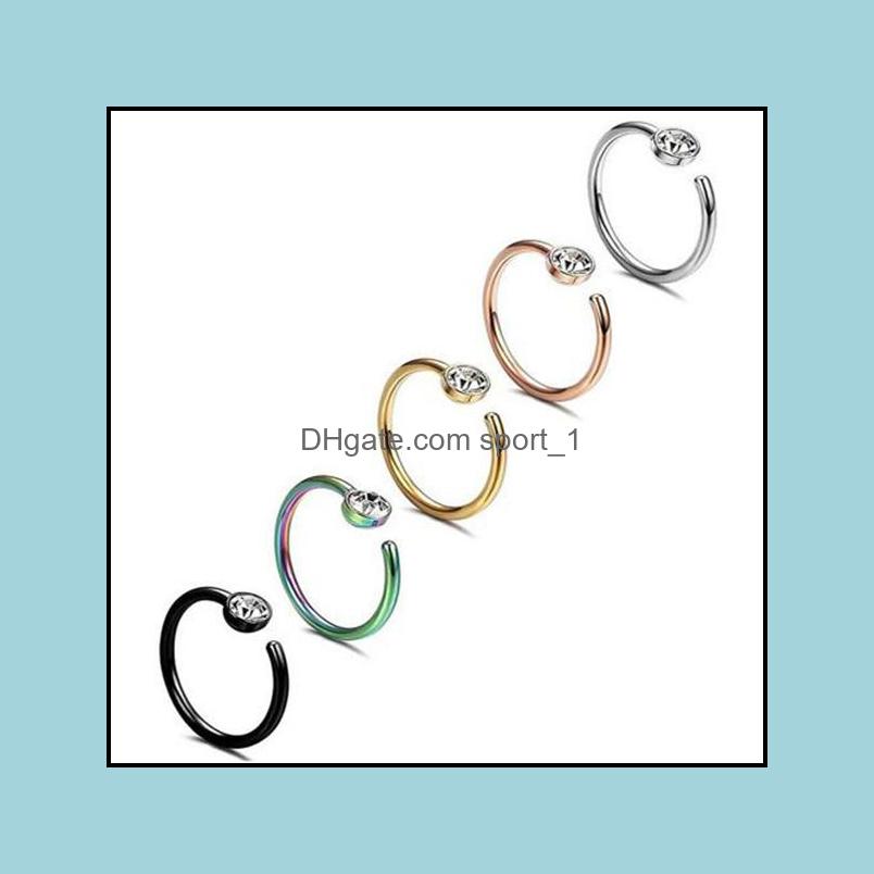 & Studs Body Jewelrysteel Punk Clip On Fake Rings Gem Nose Lip Ear Piercing Unisex Women Jewelry Faux Septum Piercings Hoop Drop Delivery 20, Silver
& Studs Body Jewelrysteel Punk Clip On Fake Rings Gem Nose Lip Ear Piercing Unisex Women Jewelry Faux Septum Piercings Hoop Drop Delivery 20, Silver
