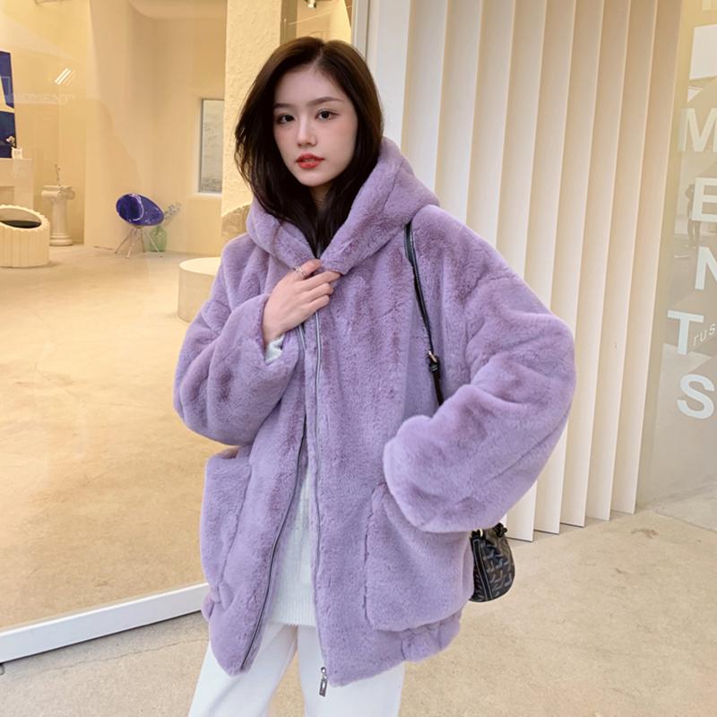 Women's Fur & Faux 2022Autumn/Winter Imitation Otter Coat Women Mid-Length Fashion Plush Loose Thick Warm Jacket Hooded Female Outerw, Black
Women's Fur & Faux 2022Autumn/Winter Imitation Otter Coat Women Mid-Length Fashion Plush Loose Thick Warm Jacket Hooded Female Outerw, Black