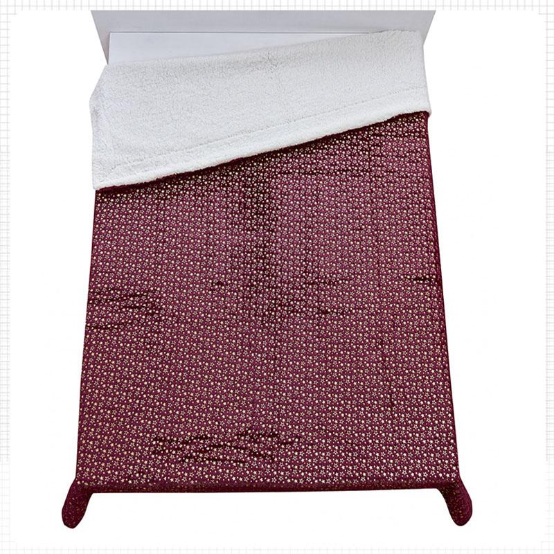 Lamb Wool PV Velvet Bronzing Star Double Blanket Warm Soft Sparkling Lunch Break Travel Sofa Throw Bed Cover Blankets
