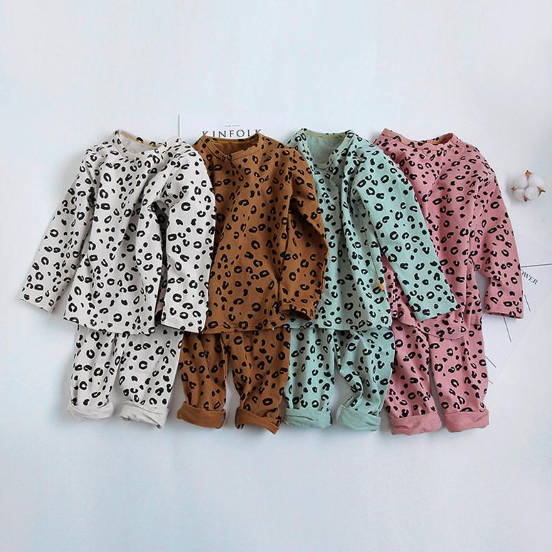Pajamas Fashion Toddler Kids Baby Girls Boys Leopard Printed Long Sleeved Tops Pants Set Autumn Sleepwear Outfits Clothes#g4, Blue;red
Pajamas Fashion Toddler Kids Baby Girls Boys Leopard Printed Long Sleeved Tops Pants Set Autumn Sleepwear Outfits Clothes#g4, Blue;red