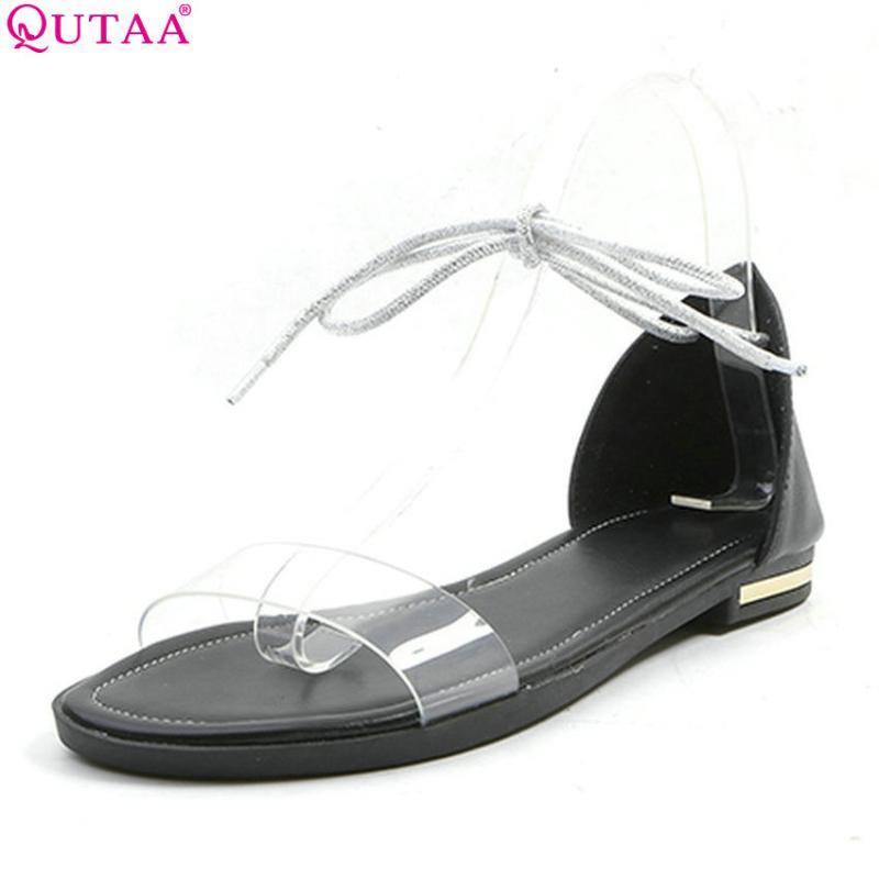 Women Sandals Fashion PU Leather All Match Leisure Flats Platform Lace Up Westrn Style Size 34-43, Black
Women Sandals Fashion PU Leather All Match Leisure Flats Platform Lace Up Westrn Style Size 34-43, Black