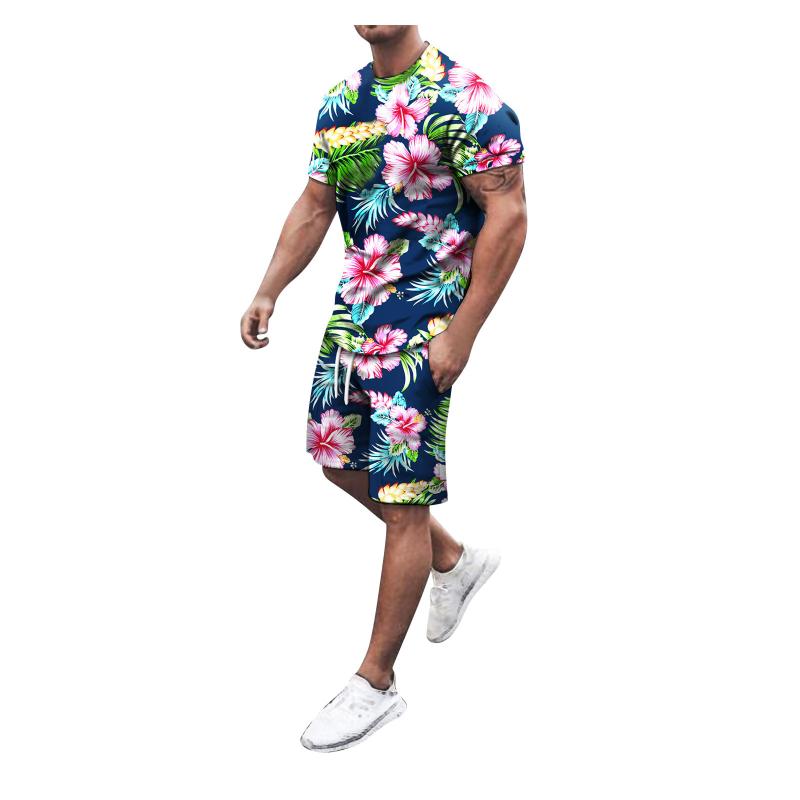 Men's Shorts Beach Two Pieces Set Shortwear Jogging Hawaii Floral Print Loose Running Leisure Track Suit 2021, White;black
Men's Shorts Beach Two Pieces Set Shortwear Jogging Hawaii Floral Print Loose Running Leisure Track Suit 2021, White;black