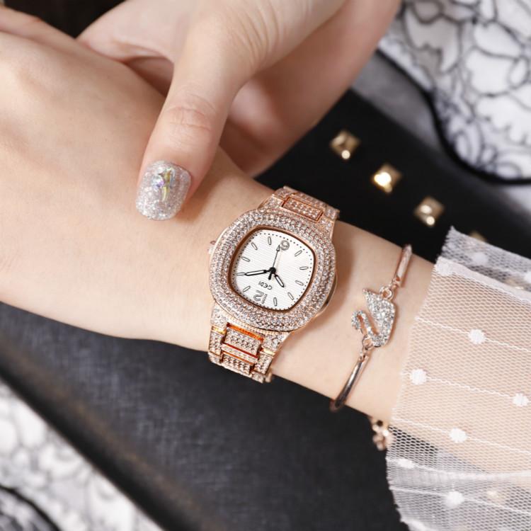 Wristwatches Spring And Summer Fully-jewelled Waterproof Ladies Watches Quartz Watch-Music Of The Tide Fashion Push Button Hidden Clasp
Wristwatches Spring And Summer Fully-jewelled Waterproof Ladies Watches Quartz Watch-Music Of The Tide Fashion Push Button Hidden Clasp