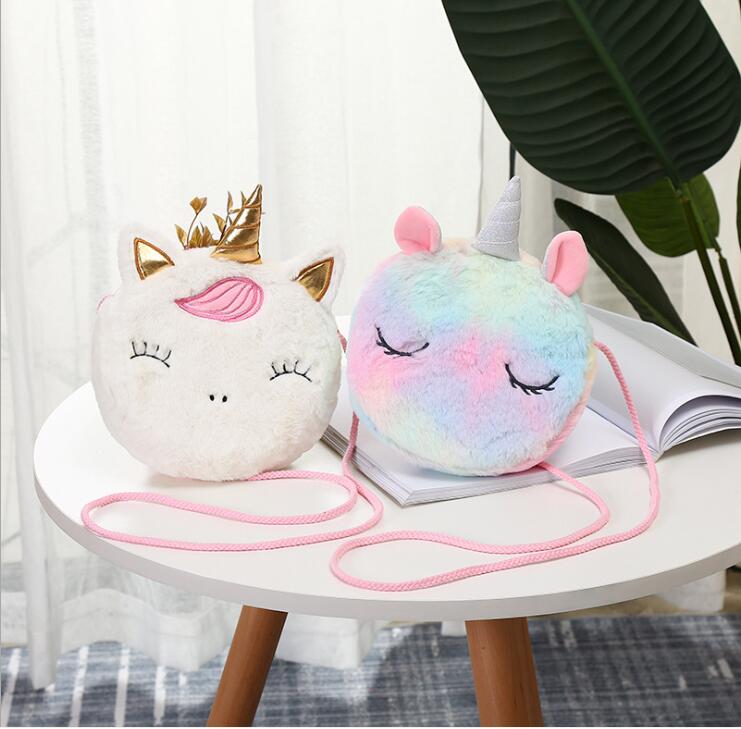 Kids Handbags 8-color children's cartoon cute girl Unicorn personality style color hair single shoulder messenger bag
Kids Handbags 8-color children's cartoon cute girl Unicorn personality style color hair single shoulder messenger bag