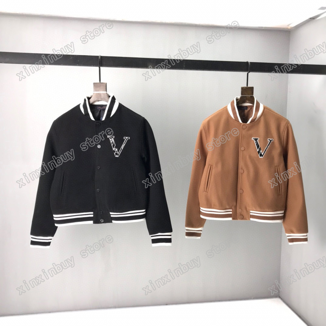 21ss mens women designers Jackets paris baseball Towel embroidery clothes streetwear Coats Outerwear long sleeve men Clothing Black Camel S-2XL, Black;brown
21ss mens women designers Jackets paris baseball Towel embroidery clothes streetwear Coats Outerwear long sleeve men Clothing Black Camel S-2XL, Black;brown