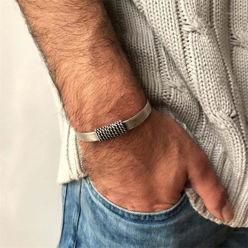 Bangle Vintage Tibetan Silver Twist Adjustable Open Cuff For Men's Bracelet Lucky Friendship Jewelry Gift
Bangle Vintage Tibetan Silver Twist Adjustable Open Cuff For Men's Bracelet Lucky Friendship Jewelry Gift