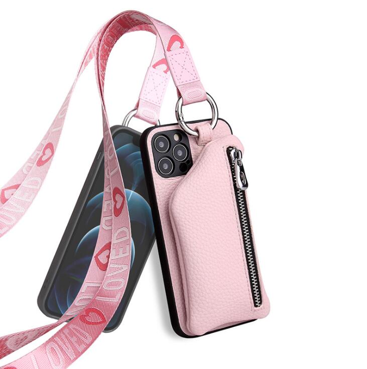Apple Cell Phone Cases iphone12promax/11/XR/mini/XS lanyard coin purse tide brand leather
Apple Cell Phone Cases iphone12promax/11/XR/mini/XS lanyard coin purse tide brand leather