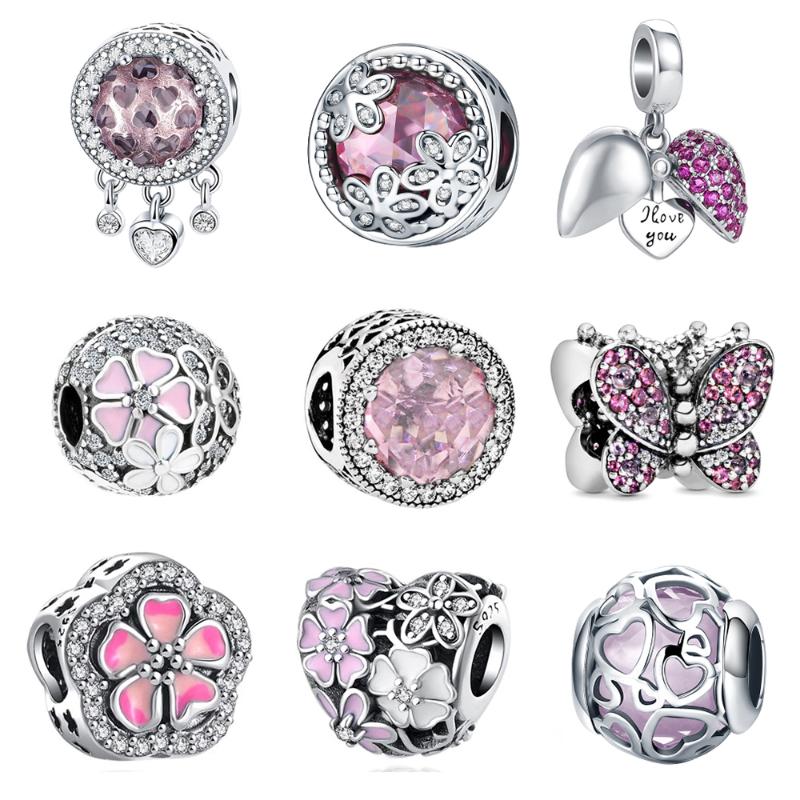 Other 2021 925 Sterling Silver Pink Series Butterfly Firefly Pendant DIY Fine Beads Fit Original Charm Bracelet Jewelry 
Other 2021 925 Sterling Silver Pink Series Butterfly Firefly Pendant DIY Fine Beads Fit Original Charm Bracelet Jewelry