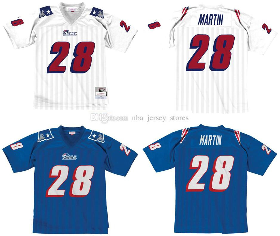 Stitched football Jersey 28 Curtis Martin 1996 Mitchell & Ness retro Rugby jerseys Men women youth S-6XL, Black;red
Stitched football Jersey 28 Curtis Martin 1996 Mitchell & Ness retro Rugby jerseys Men women youth S-6XL, Black;red