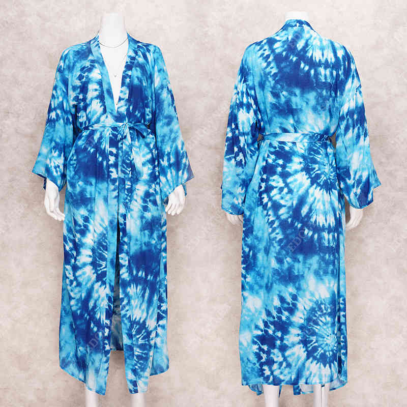 Print Cotton Beach Dress Sarongs Cover-up Swimwear Pareo Tunic Bathing suit Saida de Praia Bikini cover up Q1169 210420
