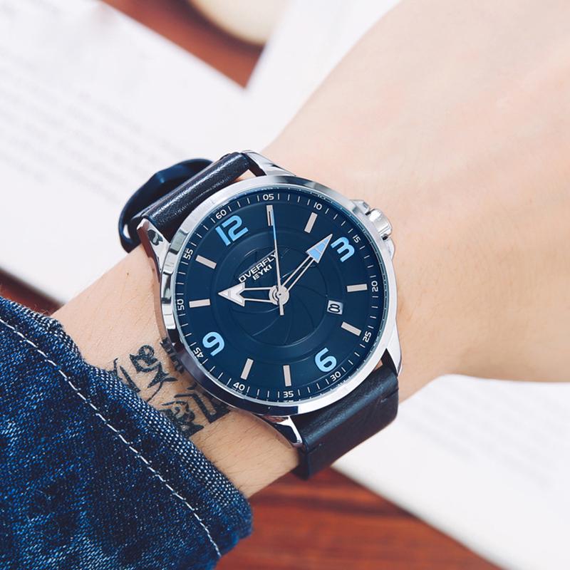 Wristwatches EYKI Brand Men Military Sport Watches Calendar Display Watch Male Leather PU Luminous Pointer Wrist Relogio Masculino Box, Black watch
Wristwatches EYKI Brand Men Military Sport Watches Calendar Display Watch Male Leather PU Luminous Pointer Wrist Relogio Masculino Box, Black watch