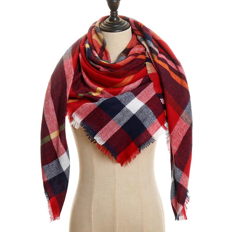 Scarves Autumn And Winter Thick All-match Cashmere Square Scarf Women Warmth Imitation Fringed Plaid Shawl Keep Warm
Scarves Autumn And Winter Thick All-match Cashmere Square Scarf Women Warmth Imitation Fringed Plaid Shawl Keep Warm