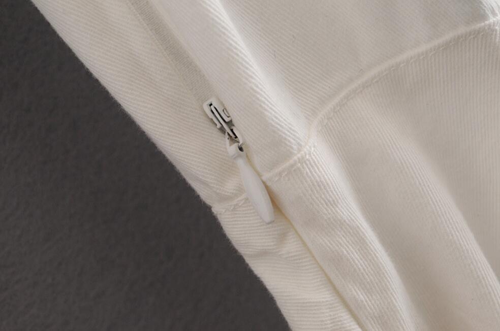 Cotton Elastic Square Collar Long Sheep Leg Sleeve Dress French Elegant Women Slim fit Swing A line White Dresses Vestido 210429