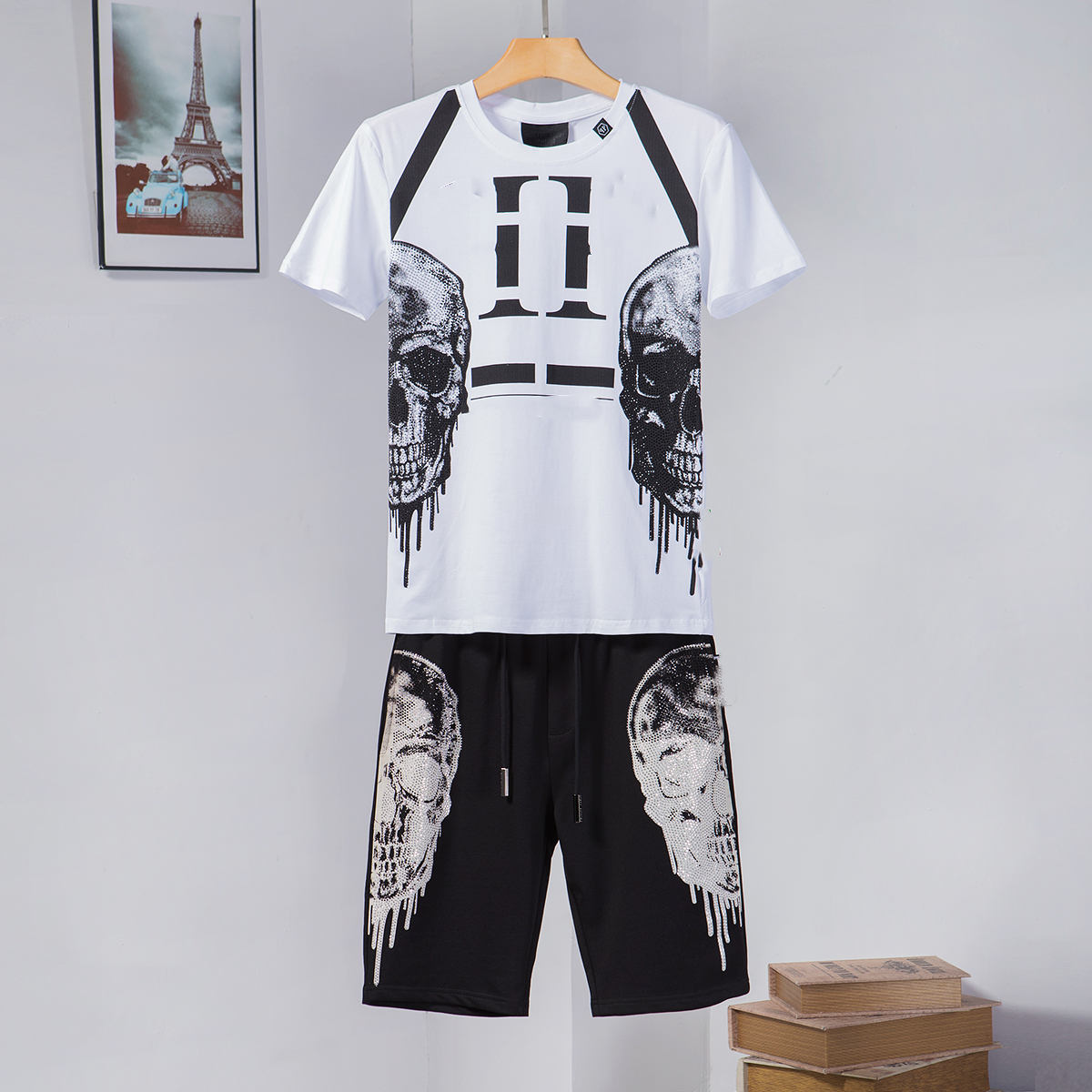 2021 Men T-shirt suit Letter Print Short Sleeve Trendy Summer Top Tees Fashion Casual tshirts Clothes Cool Active Sport Run, White;black
2021 Men T-shirt suit Letter Print Short Sleeve Trendy Summer Top Tees Fashion Casual tshirts Clothes Cool Active Sport Run, White;black