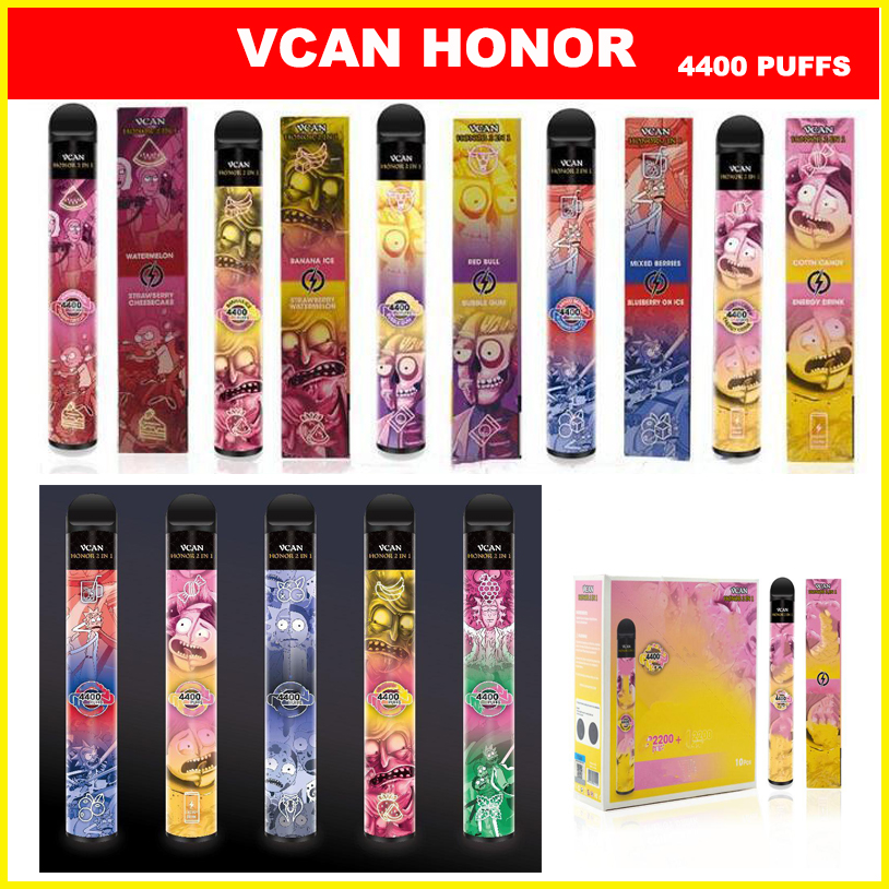 original Vcan Honor 2 in 1 Disposable 4400 Puffs Airflow Control Pre-filled 12ml 1800mAh Battery Vape Starter Kit flow puff labs beast flex
original Vcan Honor 2 in 1 Disposable 4400 Puffs Airflow Control Pre-filled 12ml 1800mAh Battery Vape Starter Kit flow puff labs beast flex