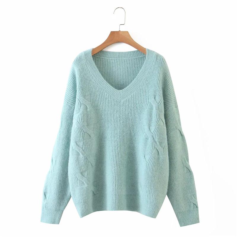 Women's Sweaters Merodi Women Autumn Casual Knitted Twist Solid Pullover Tops Female Elegant O-neck Long Sleeve Thick Girls Jumpers Chic, Blue
Women's Sweaters Merodi Women Autumn Casual Knitted Twist Solid Pullover Tops Female Elegant O-neck Long Sleeve Thick Girls Jumpers Chic, Blue