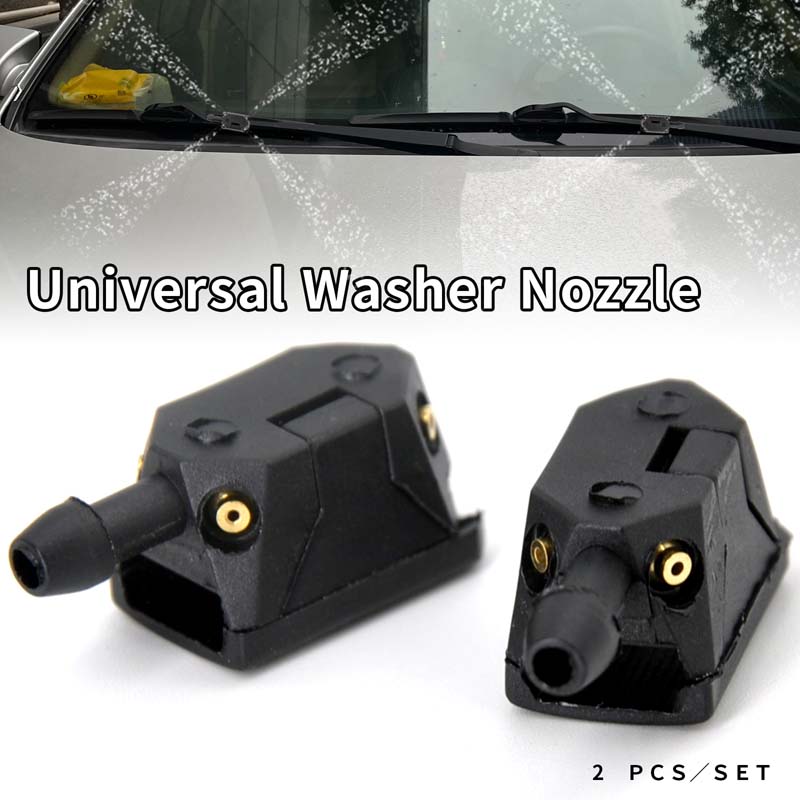 Universal Car Windscreen Washer Wiper Blade Tools Water Spray Jets Nozzles Cleaning Tool Mounted Onto 8mm 9mm Arm 2PCS/Set
