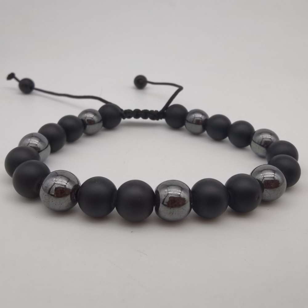 Hand catenary agate black gallstone frosted stone bracelet set hand woven tiger eye Beaded Bracelet
Hand catenary agate black gallstone frosted stone bracelet set hand woven tiger eye Beaded Bracelet