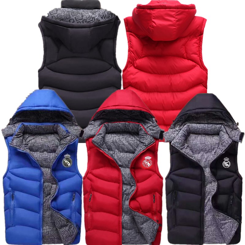 Real Madrid Down Jacket Benzema Vest Hoodie Modric Sweater Sportwear Tracksuit Soccer hoody Kroos Cotton Coat Football Shirt Winter Fleece C, Black;red
Real Madrid Down Jacket Benzema Vest Hoodie Modric Sweater Sportwear Tracksuit Soccer hoody Kroos Cotton Coat Football Shirt Winter Fleece C, Black;red