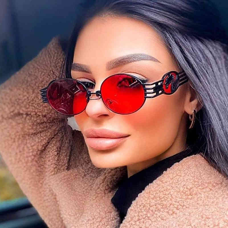 2021 Fashion Metal Punk Round Sunglasses Men Brand Vintage Steampunk Dragon Sun Glasses Women Hip Hop Shades Oculos Feminino
2021 Fashion Metal Punk Round Sunglasses Men Brand Vintage Steampunk Dragon Sun Glasses Women Hip Hop Shades Oculos Feminino