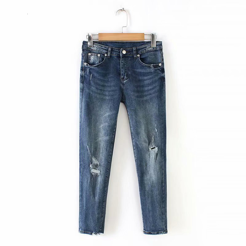 jeans b6146-wind women's clothg pants with irregular holes the legs sprg of 2021, Blue
jeans b6146-wind women's clothg pants with irregular holes the legs sprg of 2021, Blue