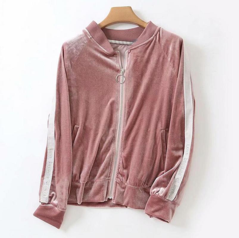 Spring And Autumn Letter Embroidery Velvet Suit Set Women Two-piece Female Pant Women's Sports Suits Tracksuits