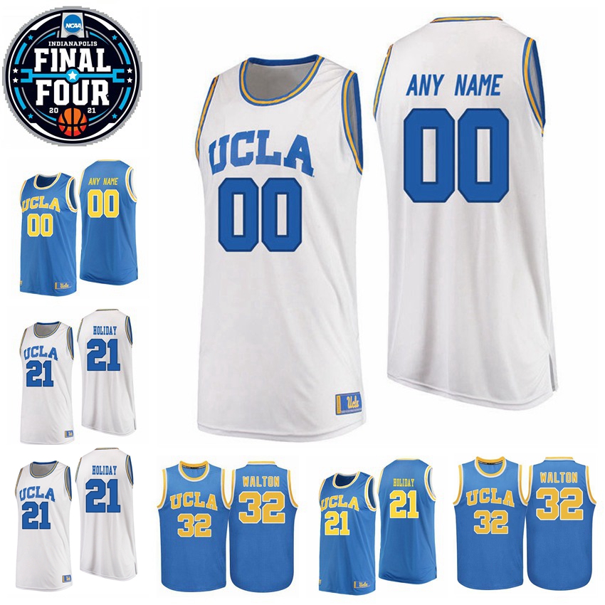 NCAA Basketball Final Four UCLA BRUINS College Reggie Miller Jersey 31 Bill Walton 32 Russell Westbrook 0 Jrue Holiday Blue White 2021 Year, Black
NCAA Basketball Final Four UCLA BRUINS College Reggie Miller Jersey 31 Bill Walton 32 Russell Westbrook 0 Jrue Holiday Blue White 2021 Year, Black