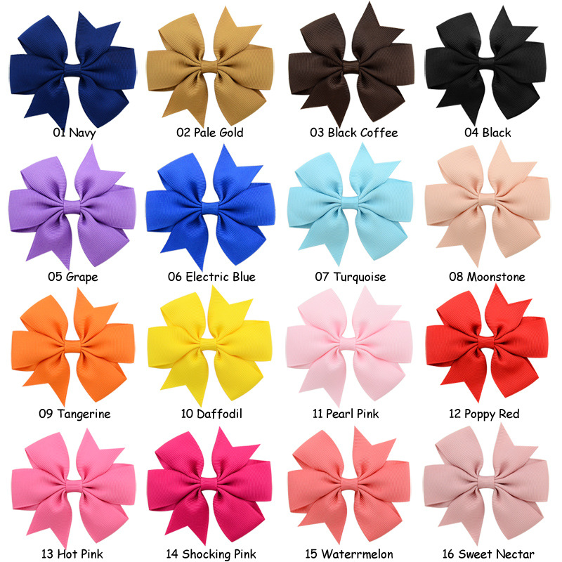 Six ears solid color ribbed with fishtail bow hairpins children's hair accessories boutique girls bows tie headdress hairpin, Customize
Six ears solid color ribbed with fishtail bow hairpins children's hair accessories boutique girls bows tie headdress hairpin, Customize