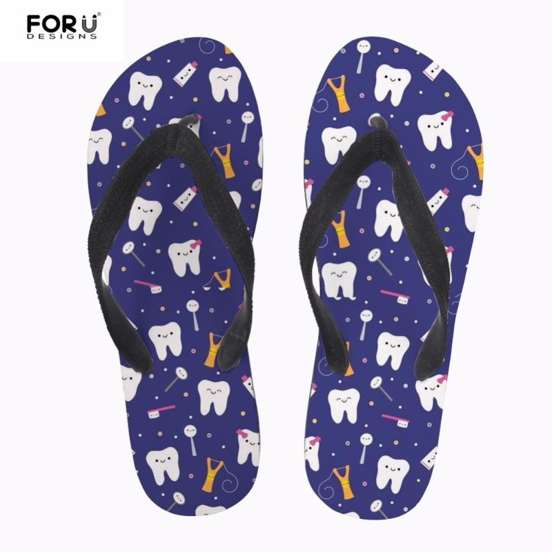 Slippers FORUDESIGNS Cute Dentist Prints Flip Flops For Women Summer Women's Flats Rubber Home Woman Girls Beach Shoes Flipflops, Black
Slippers FORUDESIGNS Cute Dentist Prints Flip Flops For Women Summer Women's Flats Rubber Home Woman Girls Beach Shoes Flipflops, Black