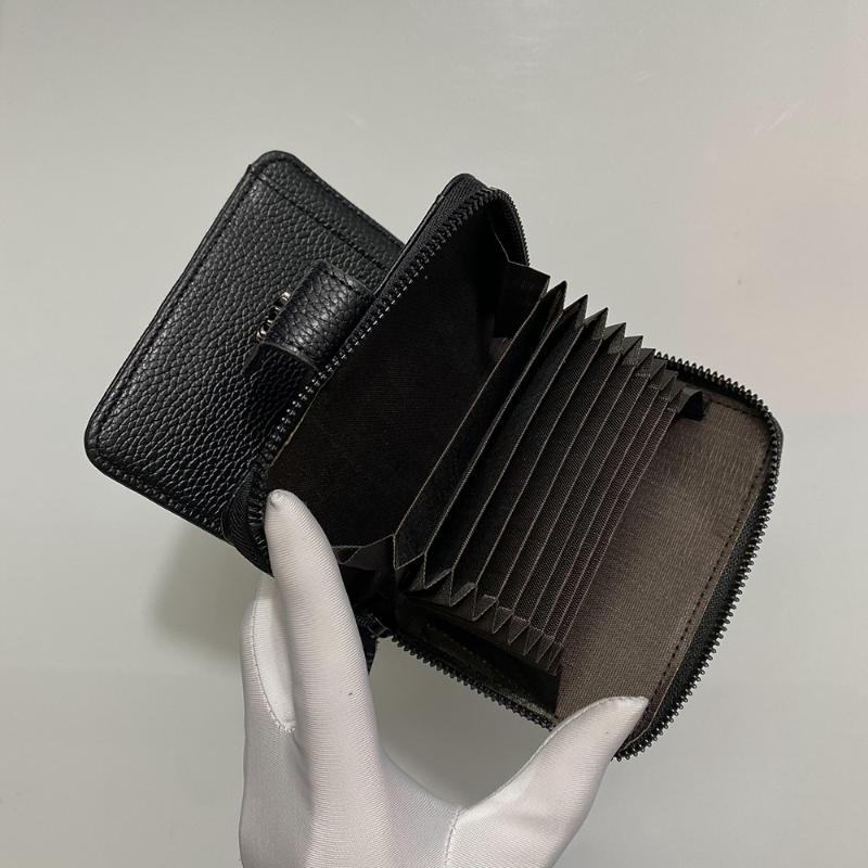 Wallets Luxury Top Designer Clutch High Quality Cowhide Female Wallet Leather Coin Purse ID Bag Male Buckle Zipper Short