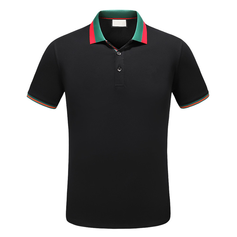 2021 High quality summer Men's Polos patchwork Jogging Mens Designer Tees Casual Clothes Cotton Fashion T-Shirt 11456, White;black
2021 High quality summer Men's Polos patchwork Jogging Mens Designer Tees Casual Clothes Cotton Fashion T-Shirt 11456, White;black