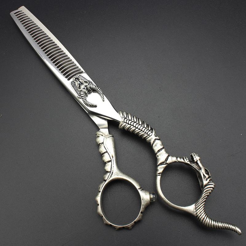 Hair Scissors 6 Inch Cutting And Thinning Design Special Hairdressing Set With Japan 440c Steel Haircuts