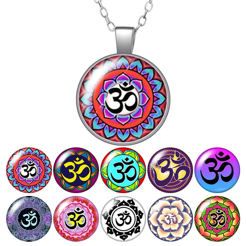 Yoga Symbol Sign Patterns Round Pendant Necklace 25mm Glass Cabochon Silver Color/crystal Jewelry Women Party Birthday Gift 50cm
Yoga Symbol Sign Patterns Round Pendant Necklace 25mm Glass Cabochon Silver Color/crystal Jewelry Women Party Birthday Gift 50cm