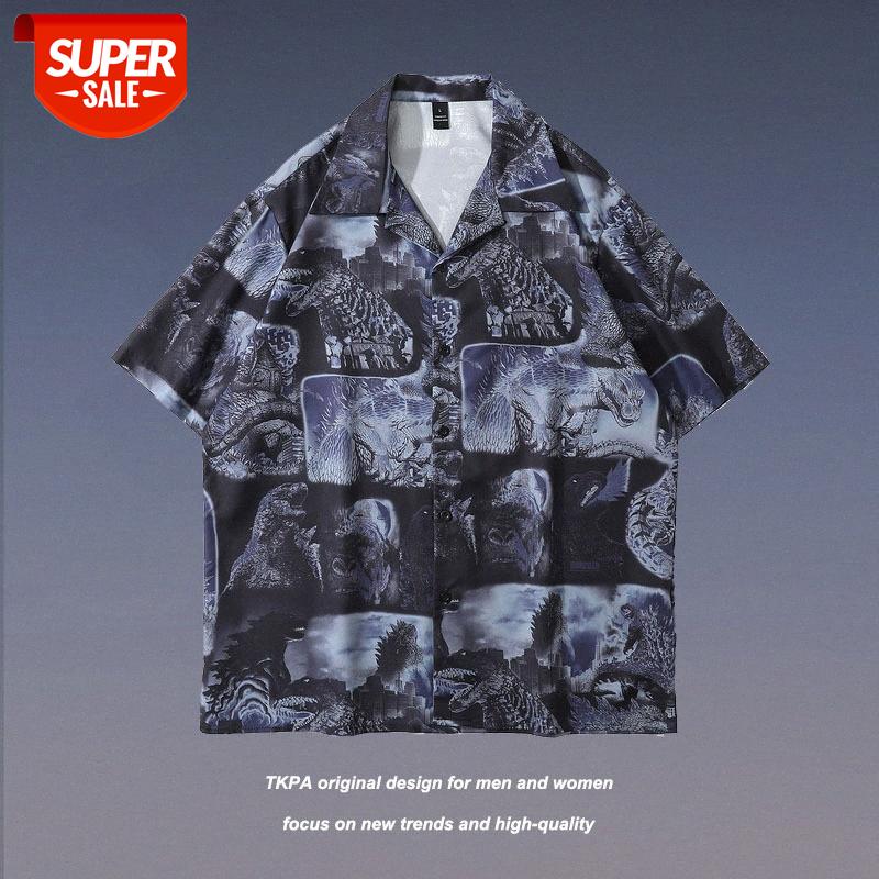 TKPA West Coast Chino Monster tatoo short-sleeved shirt popping hip-hop half-sleeved cardigan #Fo1z, White;black
TKPA West Coast Chino Monster tatoo short-sleeved shirt popping hip-hop half-sleeved cardigan #Fo1z, White;black