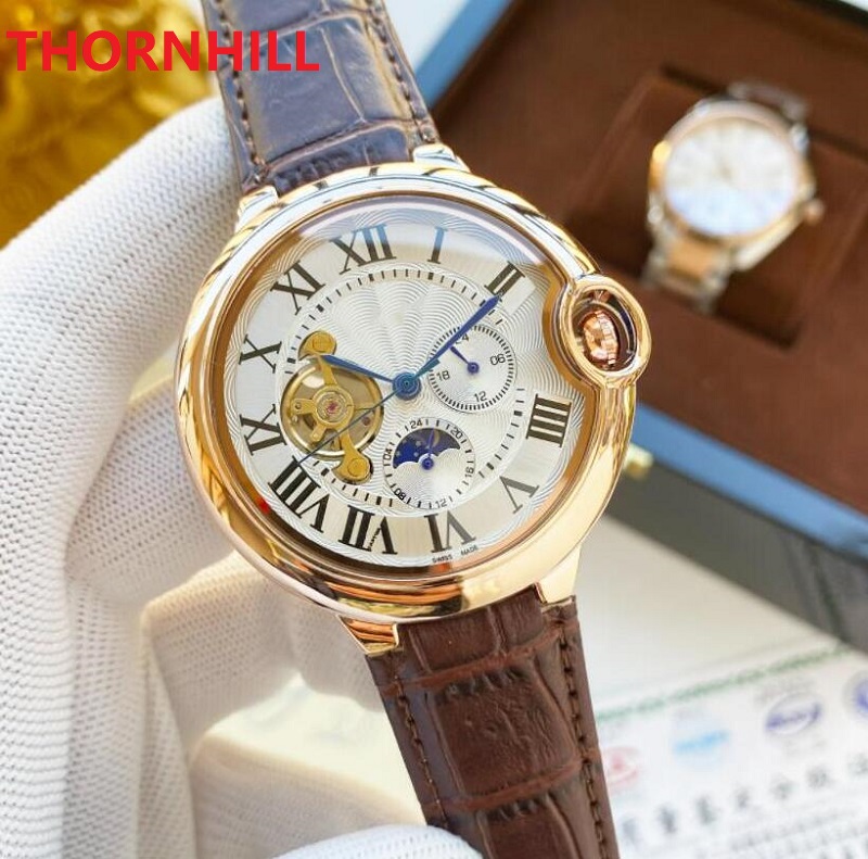 Mens Automatic Mechanical Watches 46mm All Dials Working Full Stainless Steel Genuine Leather Wristwatches Sapphire Big Designer Watch Factory Montre De Luxe, As pic
Mens Automatic Mechanical Watches 46mm All Dials Working Full Stainless Steel Genuine Leather Wristwatches Sapphire Big Designer Watch Factory Montre De Luxe, As pic