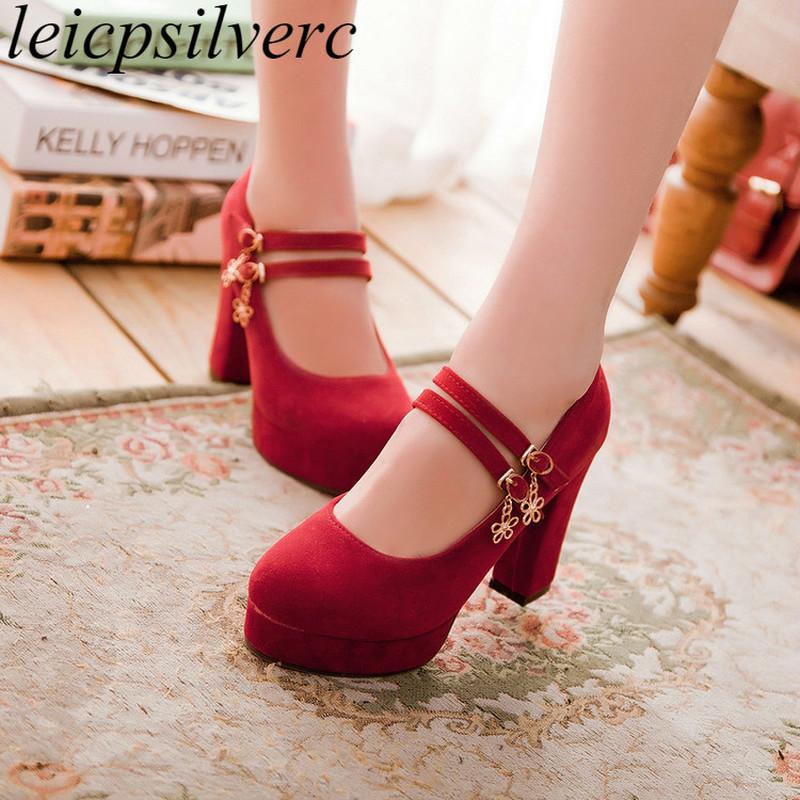 Women Pumps Shoes High Heels Sexy Fashion Square Heel Platform 2021 Spring Autumn Buckle Flock Sweet Party Wedding Red Dress, Black
Women Pumps Shoes High Heels Sexy Fashion Square Heel Platform 2021 Spring Autumn Buckle Flock Sweet Party Wedding Red Dress, Black