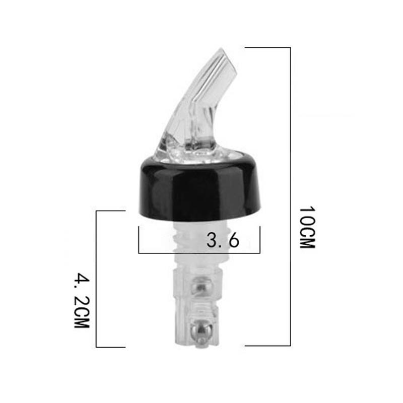 30ml Plastic Quantitative Wine Pourer Alcohol Liquid Dispenser Measuring Oil Bottle Spout Wine Decanter KTV Tool Bar Accessories