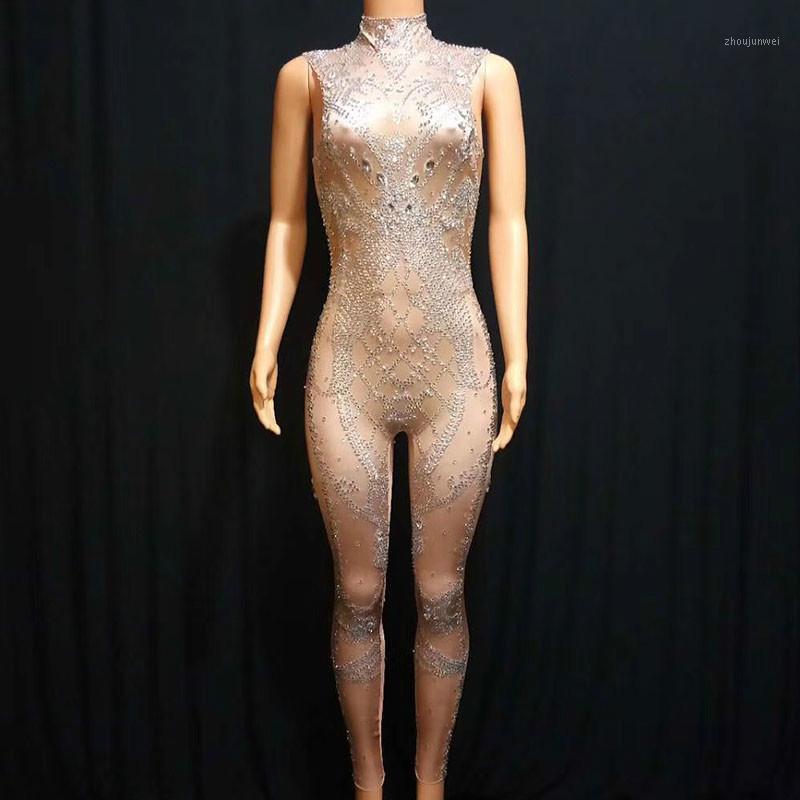 Women' Jumpsuits & Rompers Sexy Singer Jumpsuit Rhinestones Stretch Bodysuit Costume Stage Dance Wear Celebrate Shining Leggings Nightclub, Photo color
Women' Jumpsuits & Rompers Sexy Singer Jumpsuit Rhinestones Stretch Bodysuit Costume Stage Dance Wear Celebrate Shining Leggings Nightclub, Photo color