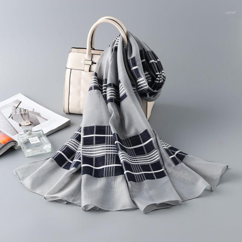 Scarves Autumn Winter Women Fashion Cotton Scarf Wraps Lattice Large Head, Blue;gray
Scarves Autumn Winter Women Fashion Cotton Scarf Wraps Lattice Large Head, Blue;gray