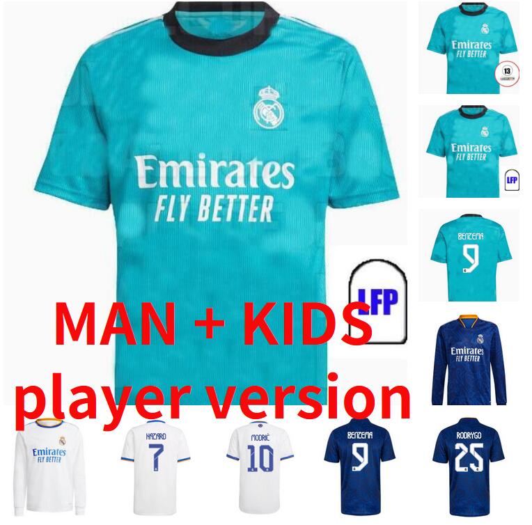 Player version Real Madrid soccer jersey BENZEMA Camiseta Hombre Primera Equipación Blanca 2021 22 HAZARD ASENSIO CASEMIRO SERGIO RAMOS Football shirt Kit, 21/22
Player version Real Madrid soccer jersey BENZEMA Camiseta Hombre Primera Equipación Blanca 2021 22 HAZARD ASENSIO CASEMIRO SERGIO RAMOS Football shirt Kit, 21/22