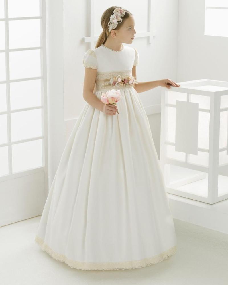 Girl's Dresses 2021 Est Pageant First Communion For Girls White Satin Lace Empire Flower Girl Weddings, All ivory
Girl's Dresses 2021 Est Pageant First Communion For Girls White Satin Lace Empire Flower Girl Weddings, All ivory