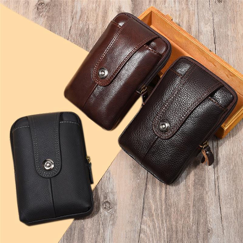 Waist Bags Men PU Leather Pack Bag Mini Cell/Mobile Phone Pockets Case Coin Purse Male Fanny Money Vintage, Brown
Waist Bags Men PU Leather Pack Bag Mini Cell/Mobile Phone Pockets Case Coin Purse Male Fanny Money Vintage, Brown