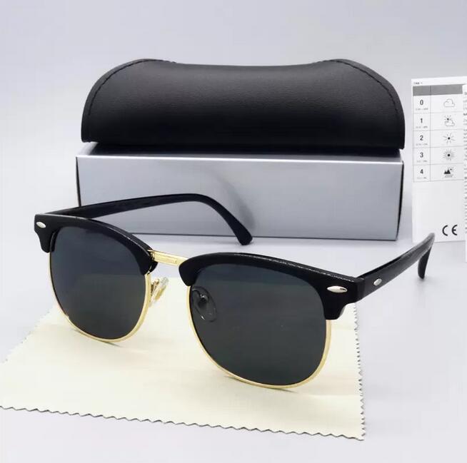 Classical Designer Polarized Glasses Men Women Pilot Sunglasses UV400 Eyewear Sunnies Metal Frame Polaroid Lens