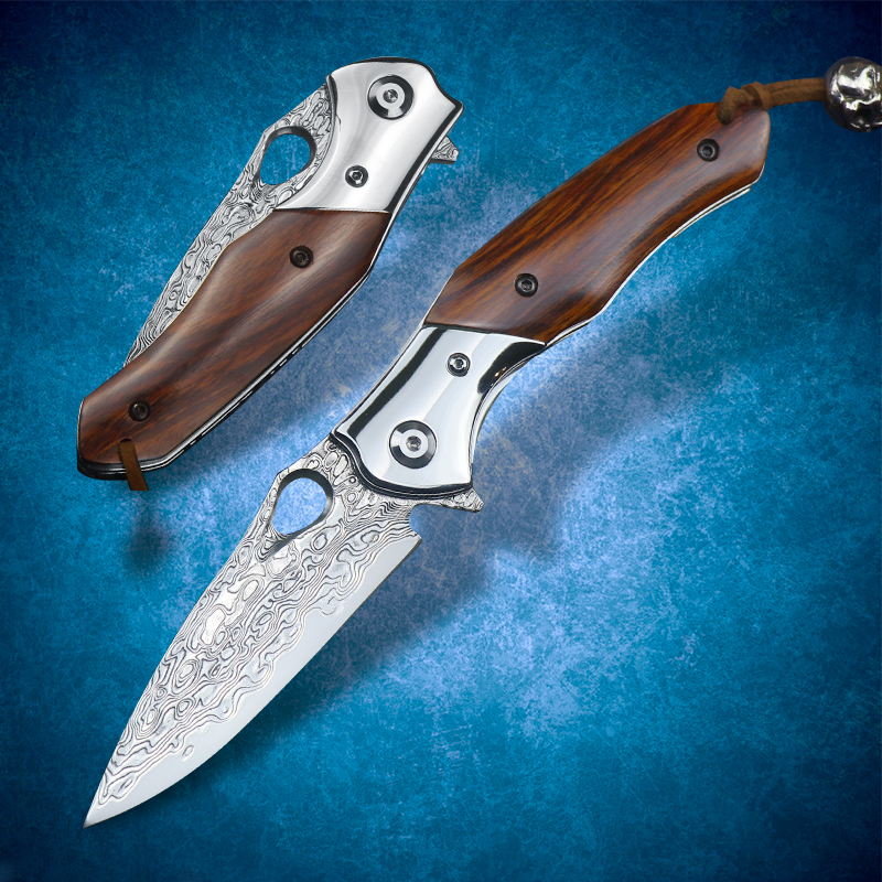 Men's Damascus VG10 steel folding knife bearing quick opening pocket EDC hunting tool fighting tactics cool sword for outdoor fishing h
Men's Damascus VG10 steel folding knife bearing quick opening pocket EDC hunting tool fighting tactics cool sword for outdoor fishing h