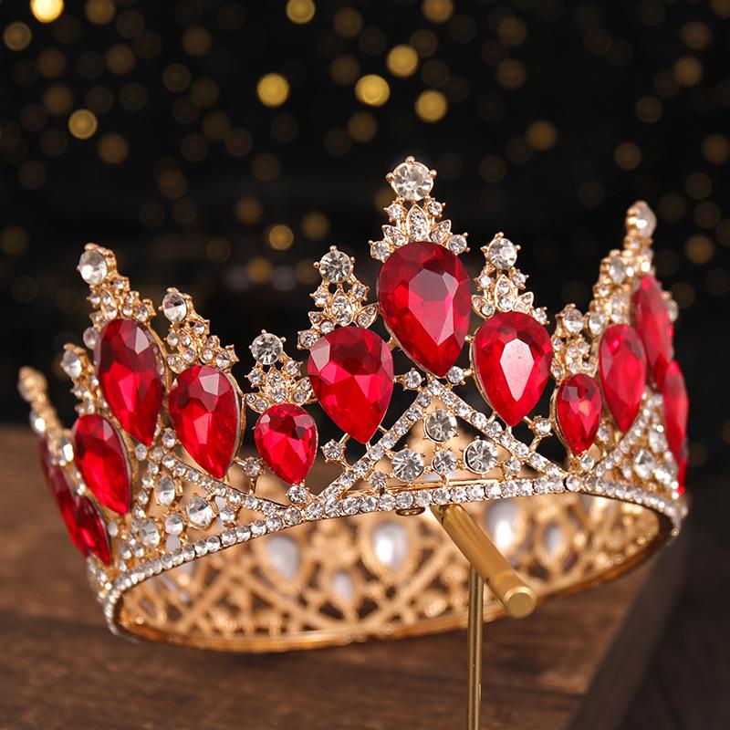 Hair Clips & Barrettes Bridal Full Round Crown Headwear Luzxury Alloy Rhinestones Inlaid Headband For Female Wedding Prom Accessories
Hair Clips & Barrettes Bridal Full Round Crown Headwear Luzxury Alloy Rhinestones Inlaid Headband For Female Wedding Prom Accessories