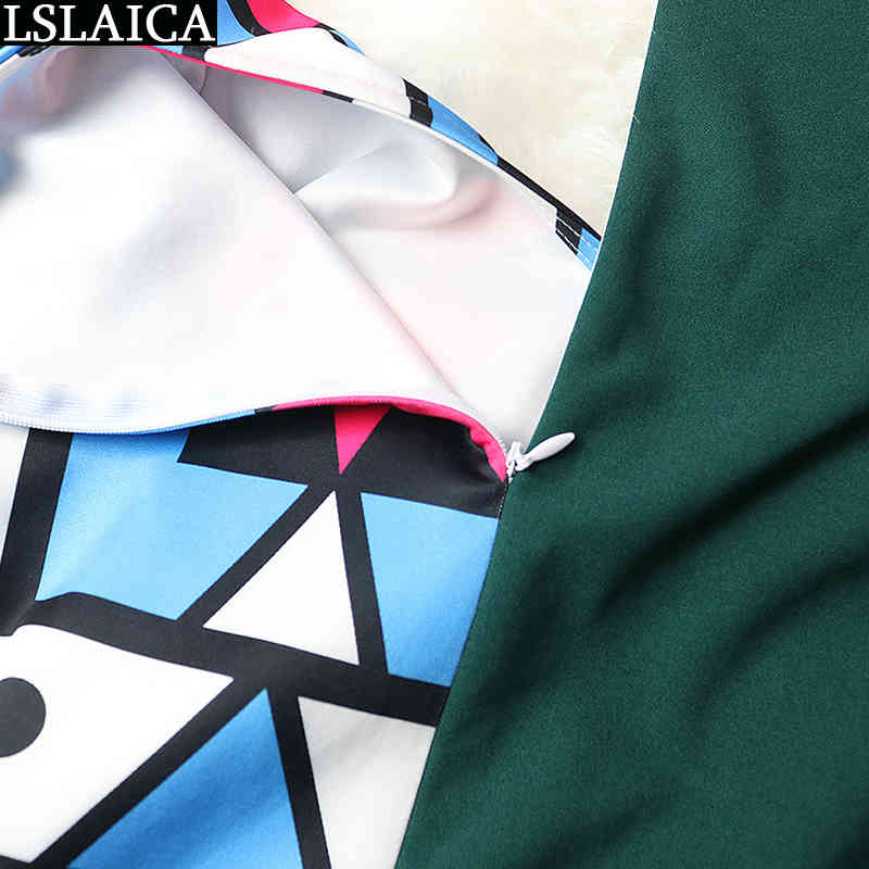 Dress Women Summer Fashion Short Sleeve Patchwork Print Elasticity Female Midi Plus Size Casual Womens Clothing Vestido 210515